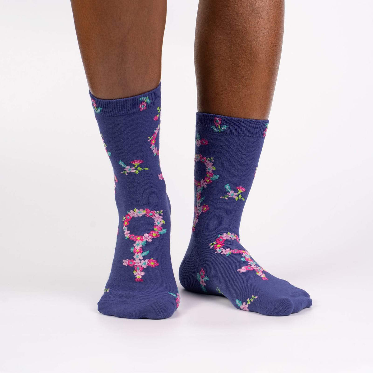 Femme-Powerment Women&#39;s Crew Socks by Sock it To Me