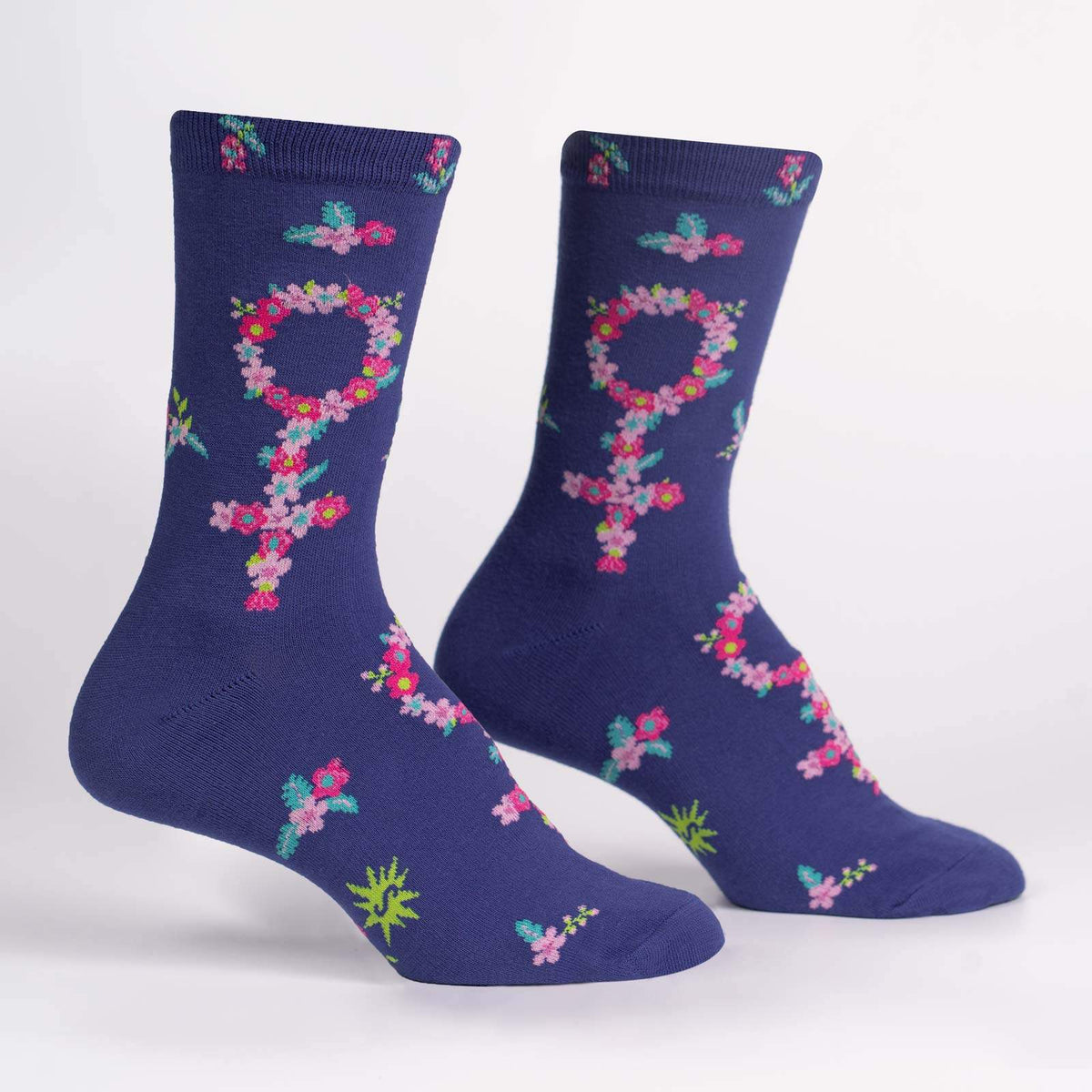 Femme-Powerment Women&#39;s Crew Socks by Sock it To Me