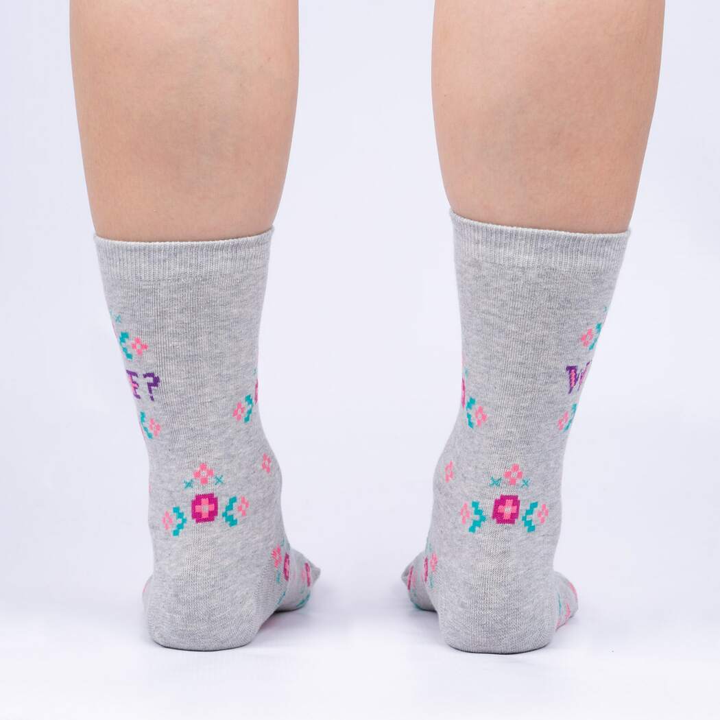 WTF Crew Socks by Sock it To Me